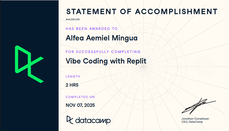 DataCamp Certificate 16