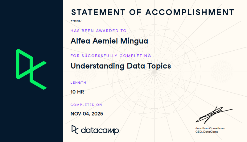 DataCamp Certificate 14