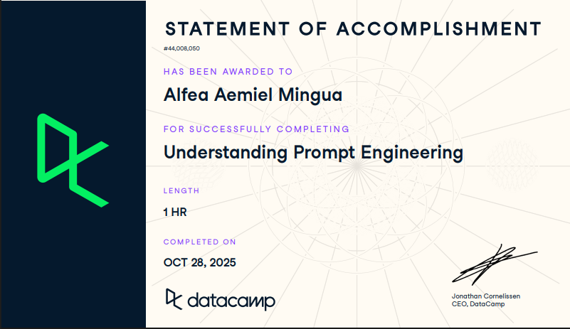 DataCamp Certificate 4